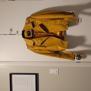 Faux leather jacket